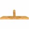 Ekena Millwork Portland Rough Sawn Timber Gable Bracket, Western Red Cedar, 48"W x 20"H x 4"D x 4"F, 10/12 Pitch GBW048X20X0404POR00RWR - alternate 2